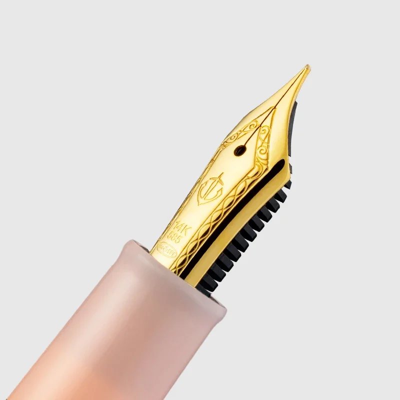 Роскошная перьевая ручка Sailor Scribe Manyoji 14-каратное золото белая белка кошка ива