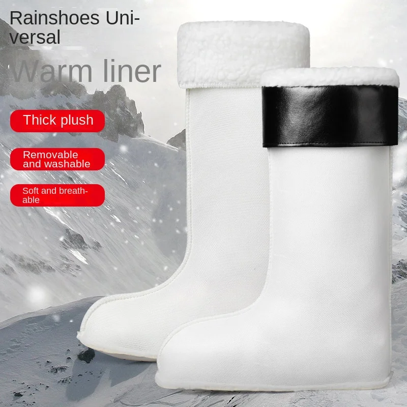 

Зимняя непромокаемая обувь с внутренним пузырьком, водонепроницаемая обувь, мужские высокие водоотталкивающие ботинки, резиновые сапоги, ...