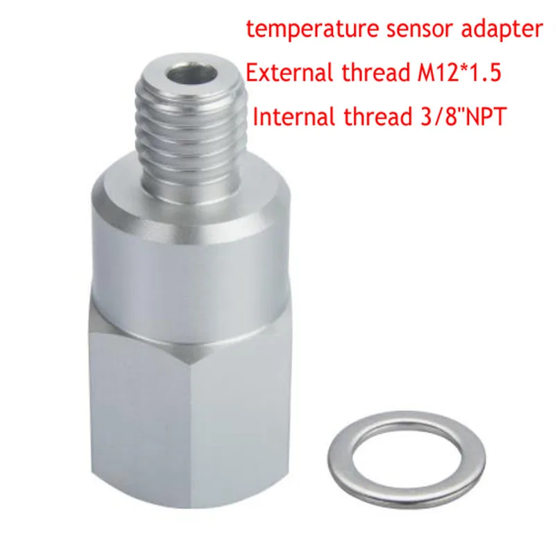 

Auto Parts Oil Pressure Sensor Connector Cooling Water Temperature Sensor Adapter M12*1.5 Female Thread 3/8"NPT