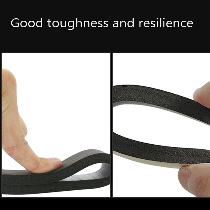 Самоклеящаяся лента Резиновая полоса EPDM фотолента звукоизоляционная резиновая