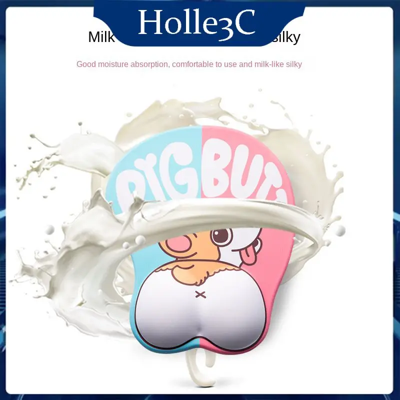 

Soft And Comfortable Silicone Mat Washable High Quality Wrist Support Mouse Pad Non-slip Mouse Pad Cute And Creative