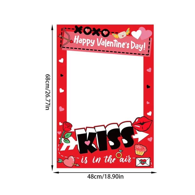 Реквизит для фотобудки ко Дню святого Валентина романтическая фотобудка селфи