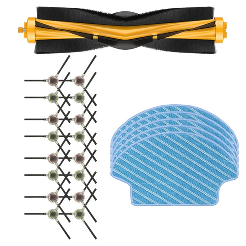 

Main Side Brush Mop Cloth Replacement Accessories For Ecovacs Deebot DE55 Robotic Vacuum Cleaner