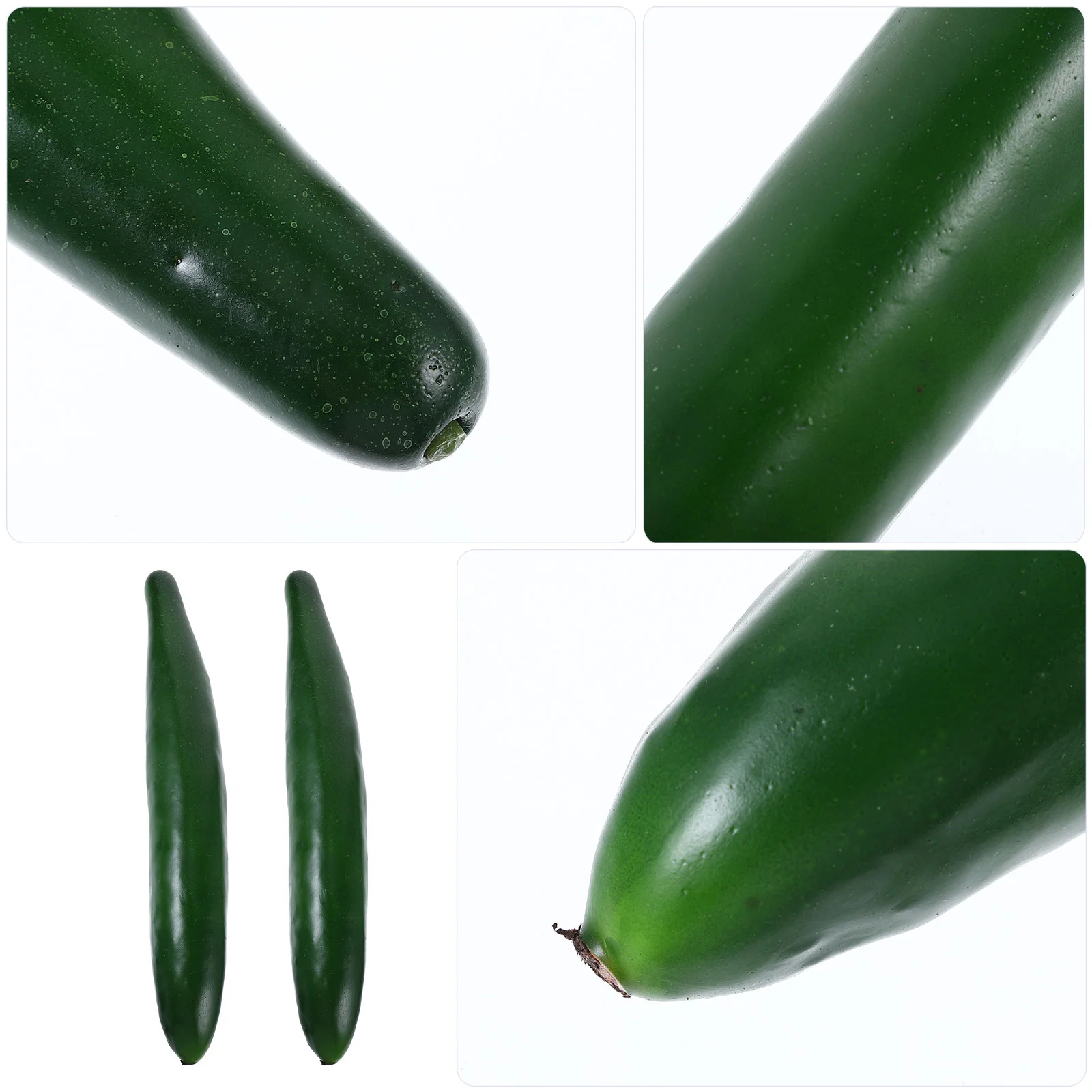 2 шт. мини-огурцы имитация пенопласта модель для овощей украшение шкафа