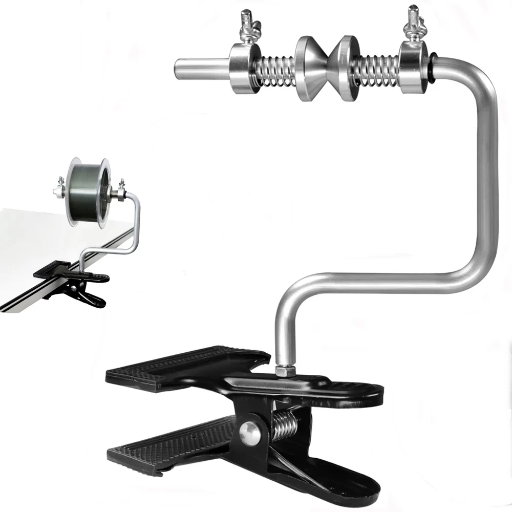 Портативная намоточная машина для лески пластиковый зажим алюминиевая