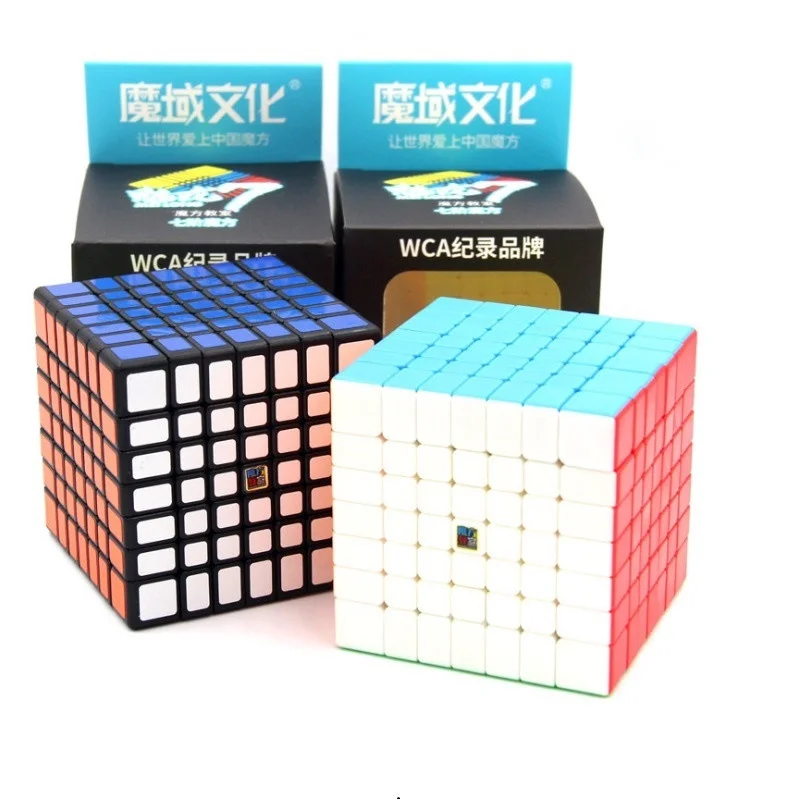 

Fast Shipping Hot Sale Moyu 7x7 CUBE Meilong 7x7x7 Puzzle Magic Cube Professional 7 Layer Black Speed Cube Educational Toys Gift