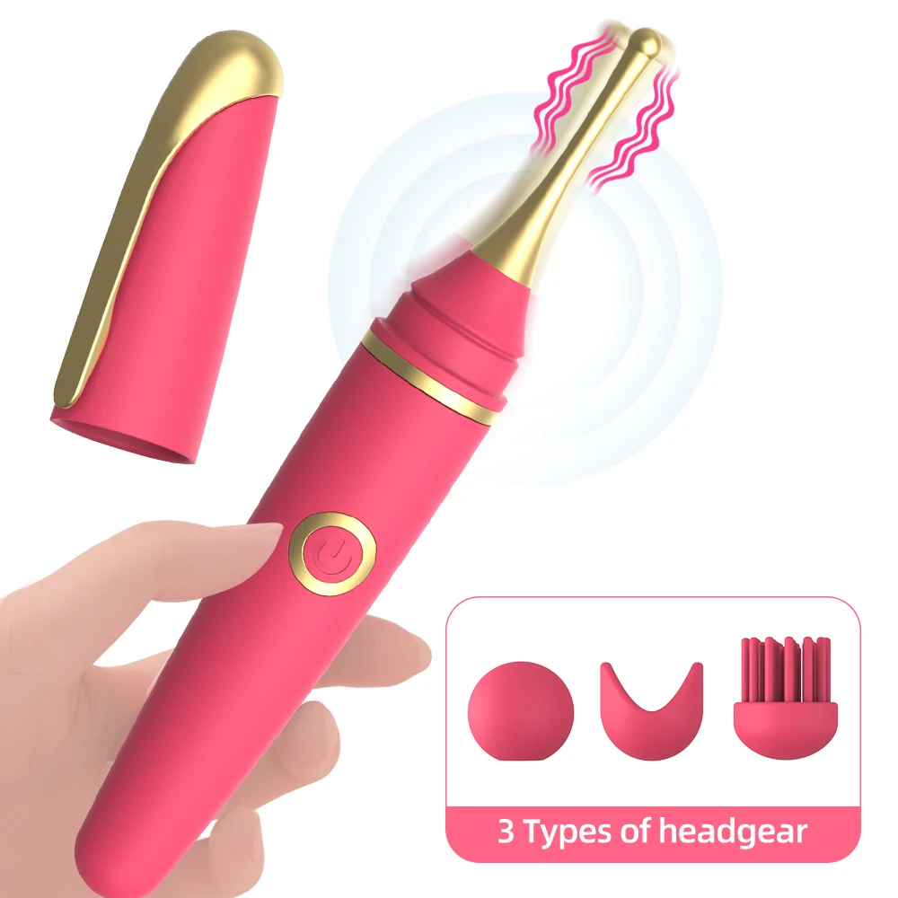 Портативный вибратор-ручка для женщин стимулятор клитора точки G сосков 10