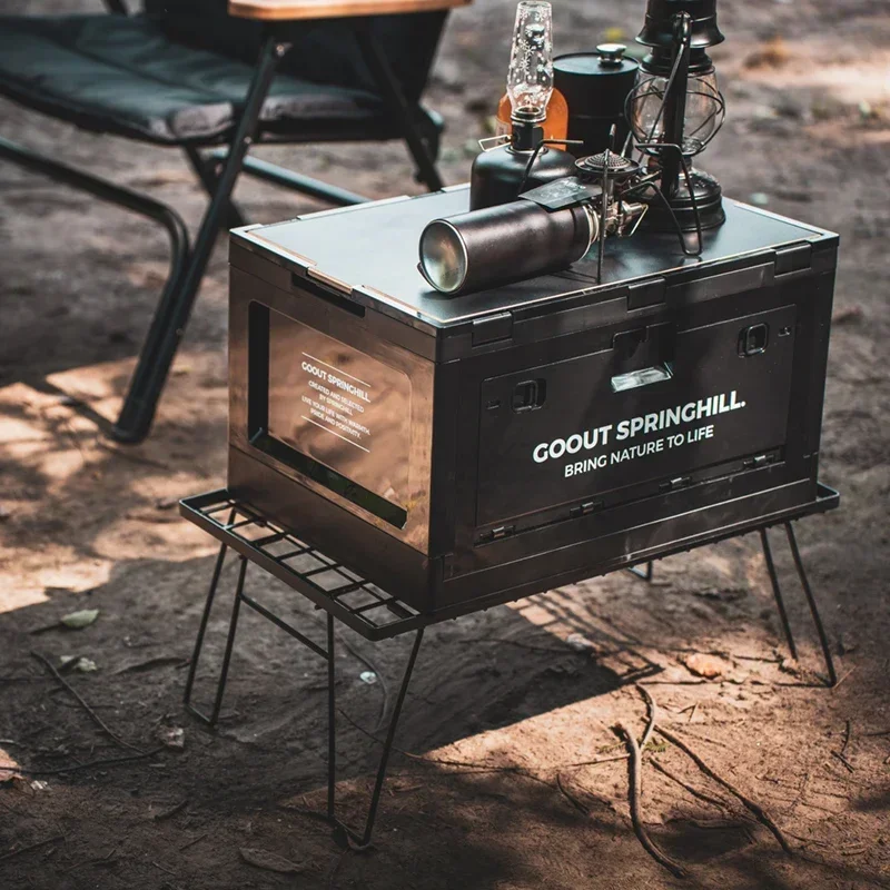 GOOUT STRINGHILL уличный черненый ящик для хранения складной автомобильный контейнер