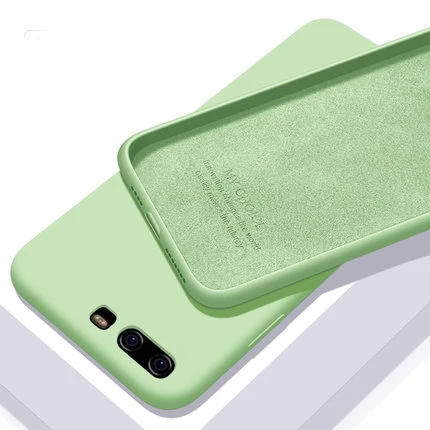 

For Huawei P10 Plus Case Soft Liquid Silicone Slim Skin Protective back cover case for huawei P10 Lite P10Pro full cover shell