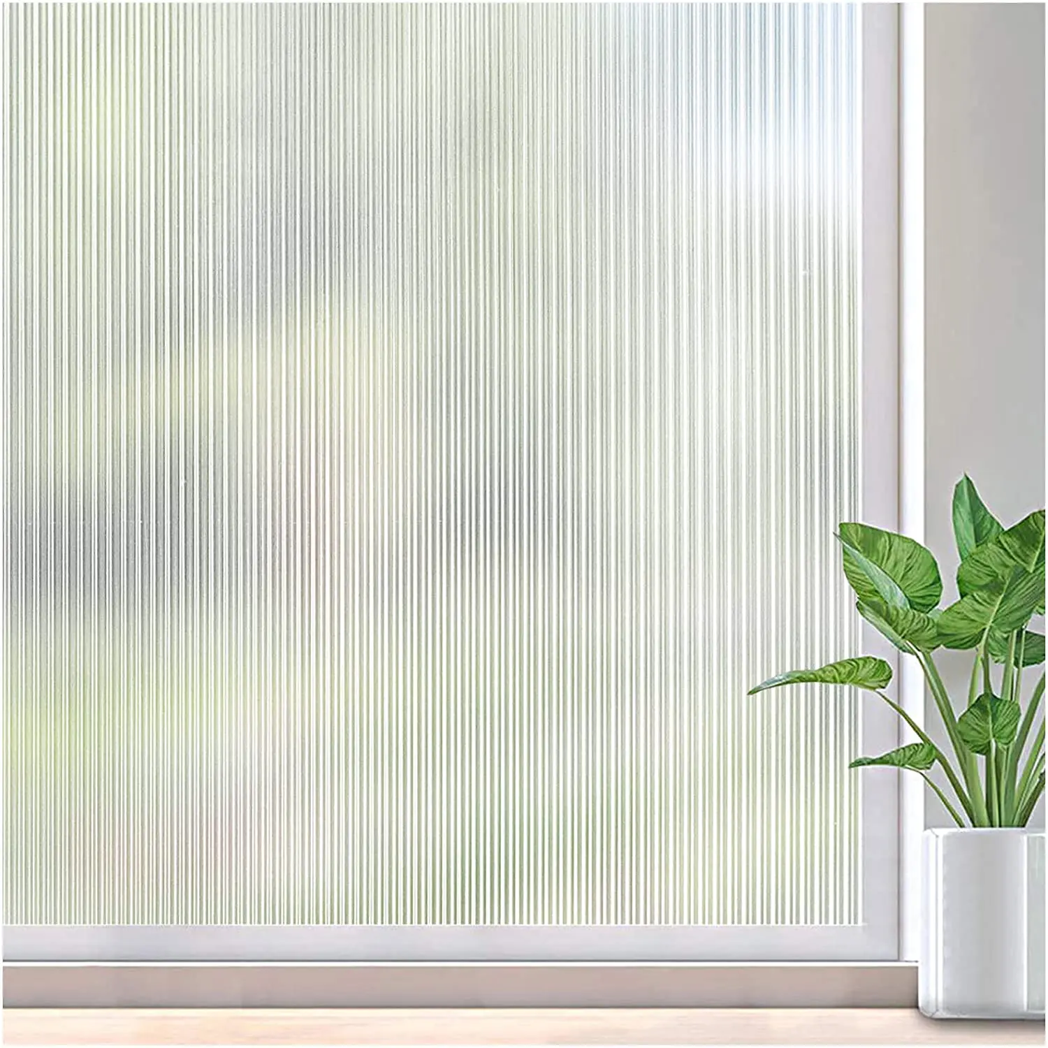 

Window Privacy Film Static Cling Frosted Glass Film Non Adhesive Decorativer UV Protection Heat Control Glass Stickers for Home