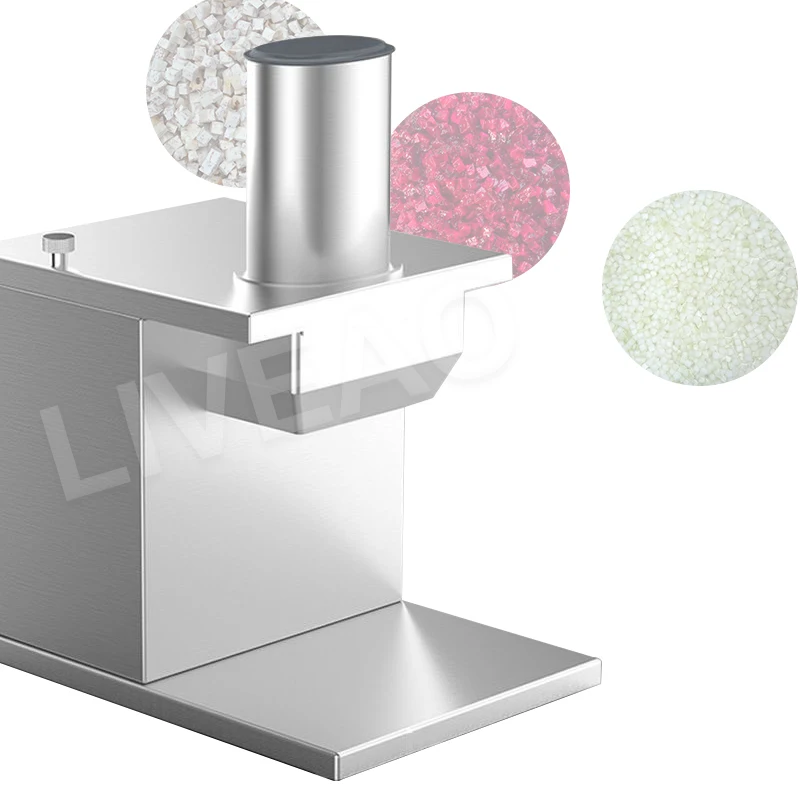 

Electric Dicing Machine Commercial Carrot Potato Onion Vegetable Dicer Dragon Fruit Cube Cutter 13mm 15mm