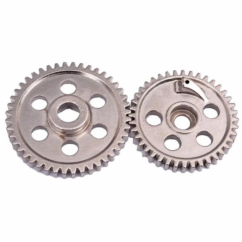 2 шт. RC автозапчасти 02040 02041 HSP металлическая сталь Diff. Основная передача (44 T) и (39