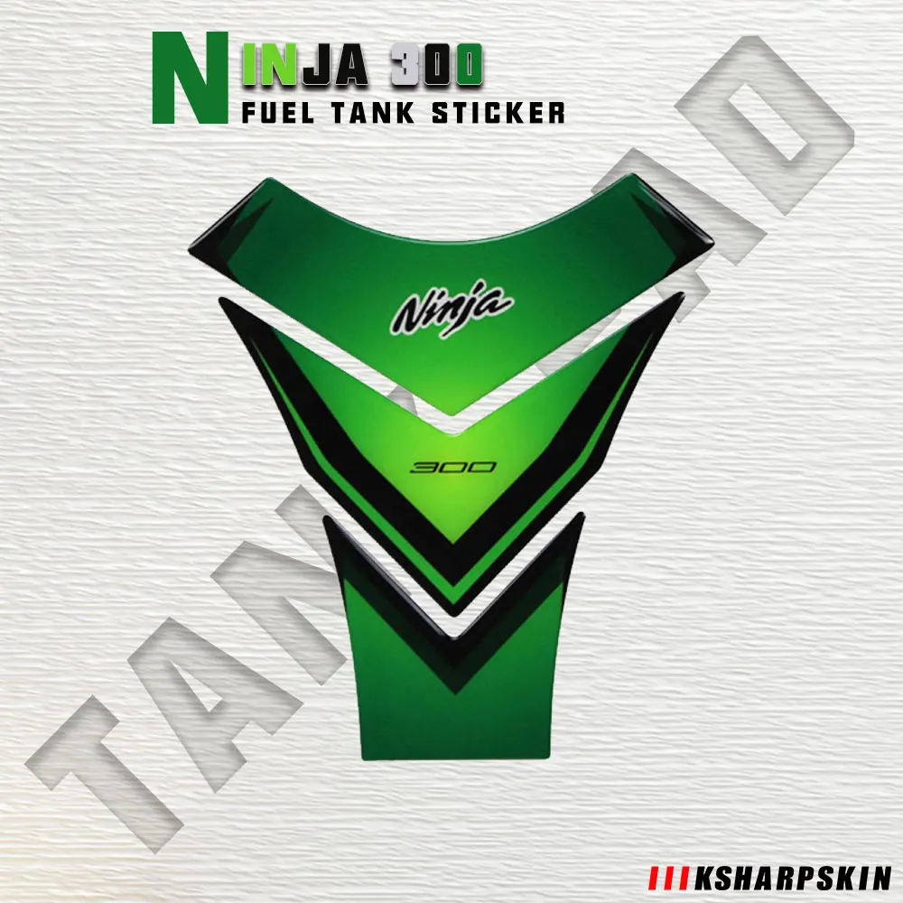 

3D Motorcycle Tank Pad Decal Protector stickers for KAWASAKI NINJA 300