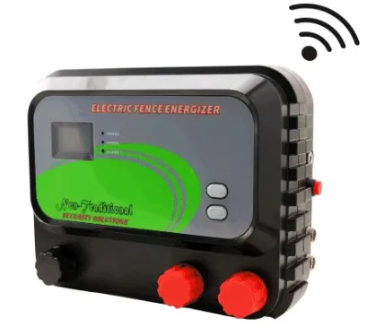 High quality  waterproof 2 joules WIFI wireless electric fence energizer with remote control supported by siren enlarge
