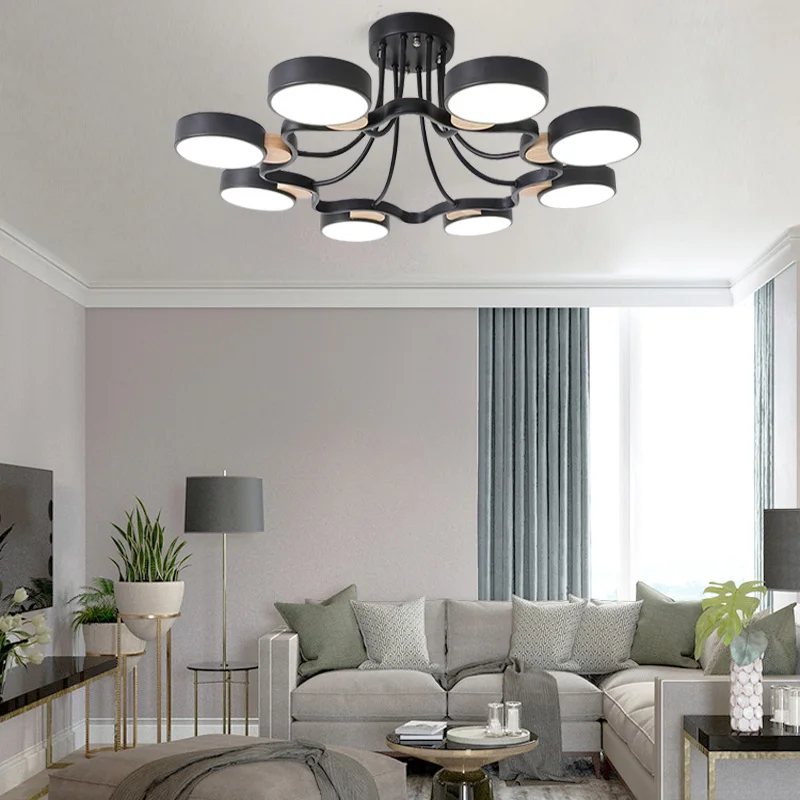 

Современная лампа гостиная потолочная люстра спальня потолочный светильник кухня люстра вилла потолочный светильник домашний декор светодиодные светильники