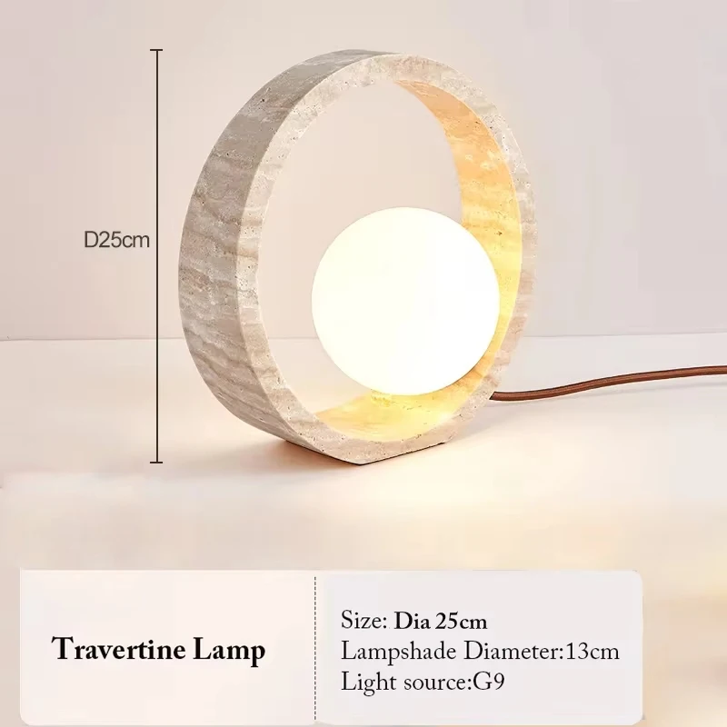 

Торшер Chi Light Supplier из травертина, желтый