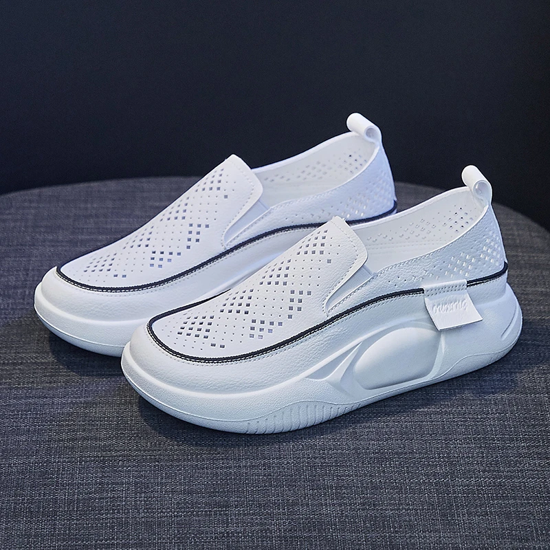 

Женские кроссовки, повседневная обувь, новинка 2023, сетчатая дышащая удобная обувь на платформе, повседневная спортивная обувь