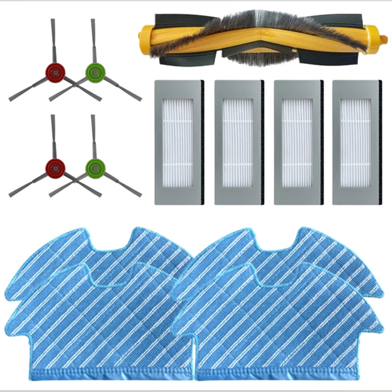 

Main Roll Brush Side Brush Hepa Filter Mop Cloth Kit For Ecovacs Deebot Ozmo 900 DN5G Vacuum Cleaner Accessories