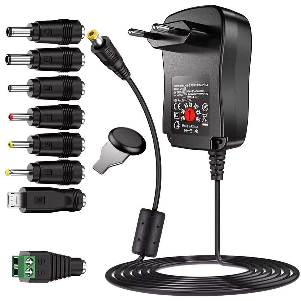 

Multifunctional Adjustable Power Adapter Switching Power Supply Universal Household Electronic LED Strip Adapter