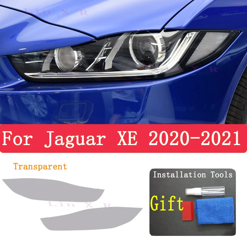 Для Jaguar XE X760 (2020-2021) ТПУ дымчатая черная световая пленка, аксессуары для модификации, защитная пленка для автомобильного освещения (art.: 3920d1a7ee3e3) - 3920d1a7ee3e3