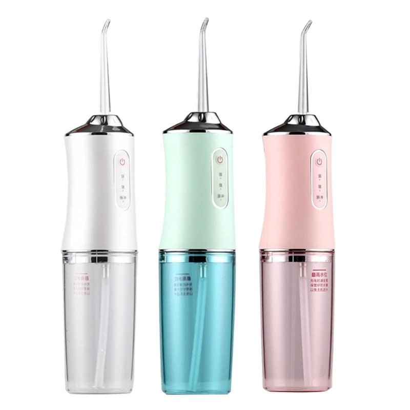 

W8KC Portable Electric Dental Irrigator 3 Modes Wireless Dental Irrigator Water Jet Teeth Cleaners Portable Water Flosser