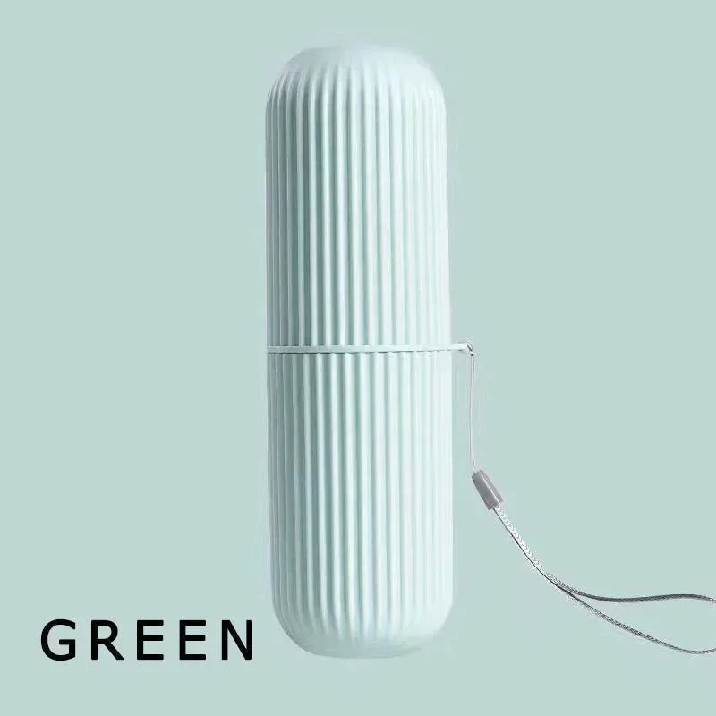 

Портативная зубная щетка с держателем для пасты