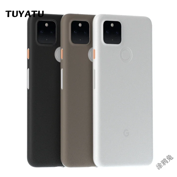 2024 Новое поступление для Google Pixel 5 Чехол матовая тонкая фотообложка 4a чехол