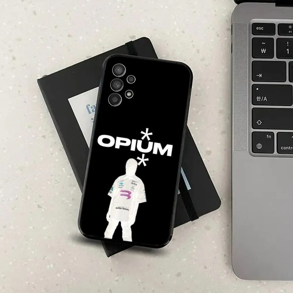 Чехол для телефона O-opiums Playboi Carti Rapper Samsung Galaxy A13 A21s A22 A31 A32 A52 A53 A71 A80 A91 мягкий черный