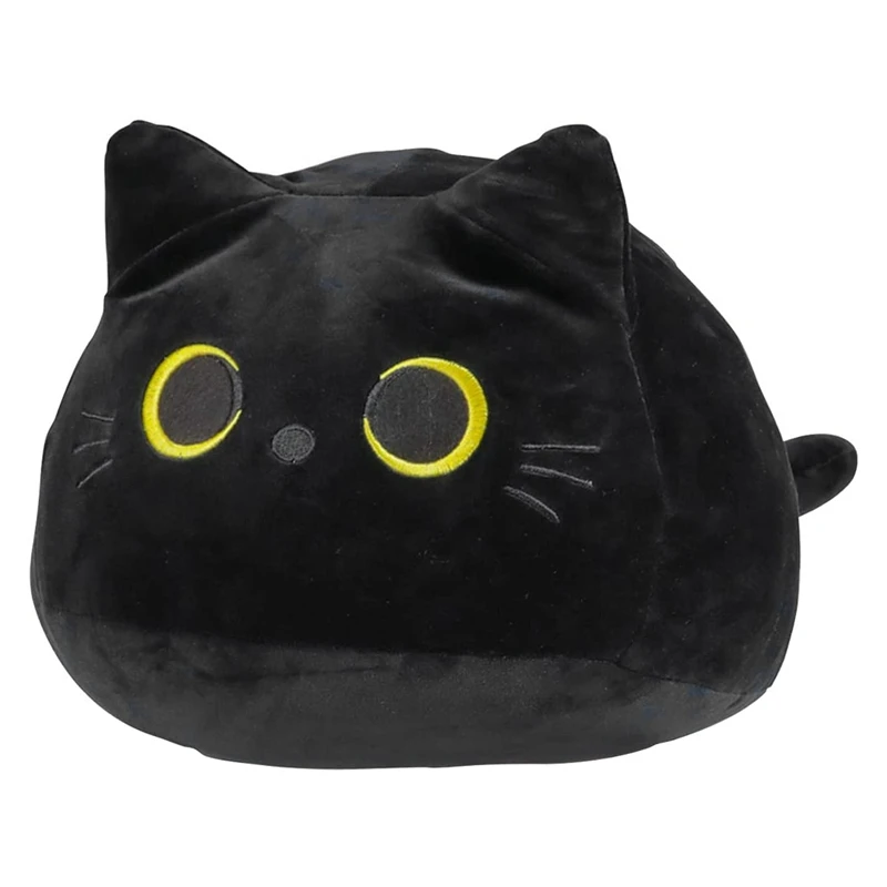 

Black Cat Plush Pillow Cat Pillow Black Cat Stuffed Animal Christmas Birthday Party For Adults Kids Girls Boys Gift
