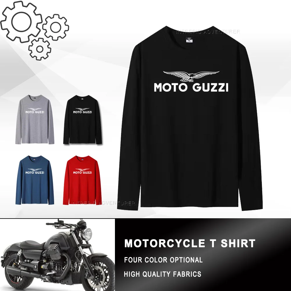 FOR Moto Guzzi CALIFORNIA GRISO BREVA 750 1000 T Shirt Motorcycle O-Neck  New T-Shirt Long Sleeve T Shirt