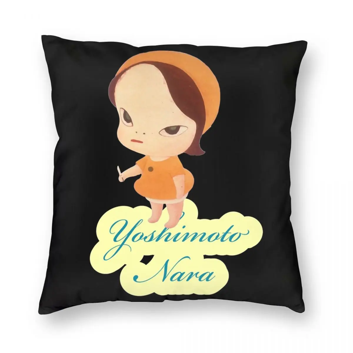 The Lazy Way To Yoshimoto Nara Really Need Pillowcase Printed Polyester Cushion Cover Decor Pillow Case Cover Home Wholesale