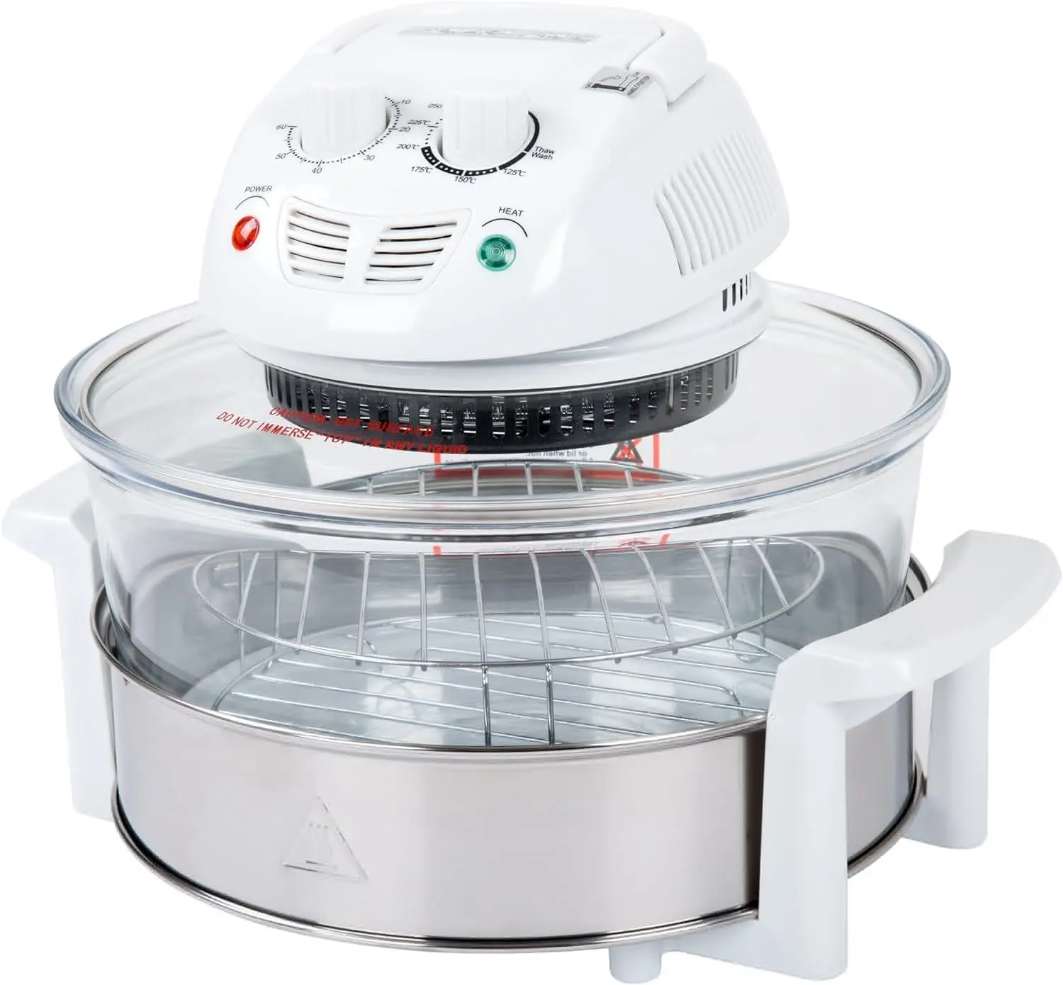 

Quart 1200W Halogen Infrared Tabletop Oven - White