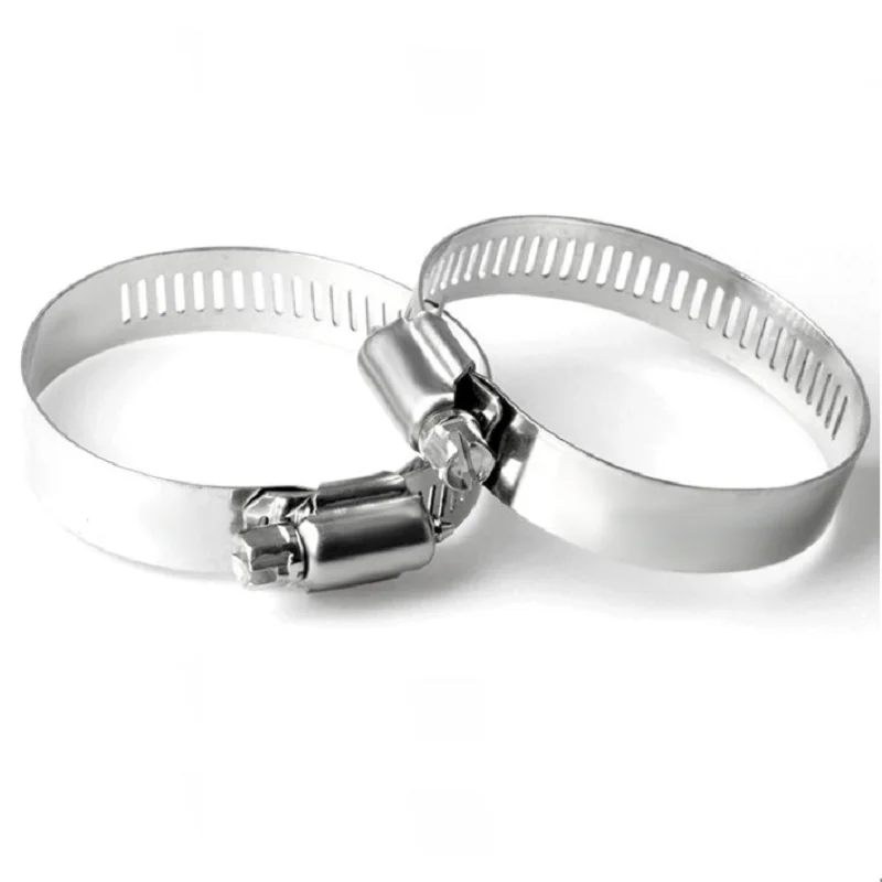 

304 дюйма, зажим для шланга DIN 3017 из нержавеющей стали, сверхпрочный американский тип, червячный привод, зажим для трубы