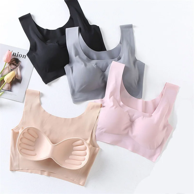 

New Women Sexy Tank Tops Underwear Lingerie Sports Running Unwired Comfortable Breathable Bras