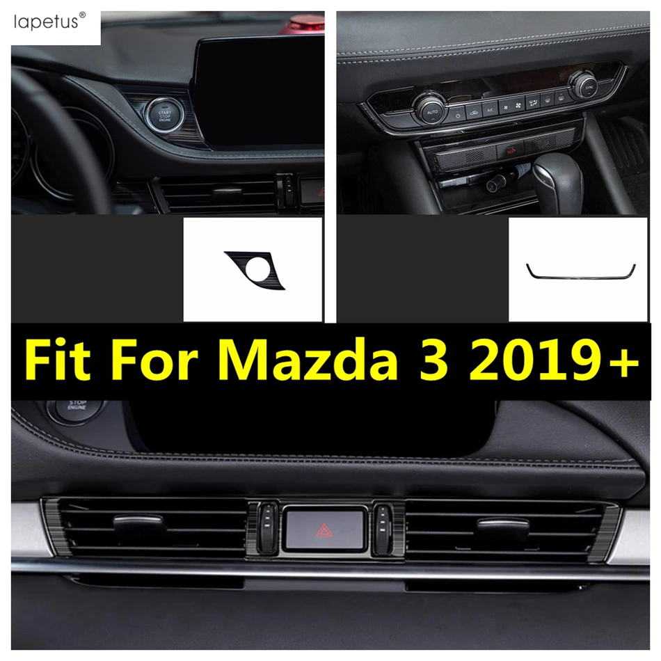

Start Stop Button / Central AC Air Conditioning Panel / Warning Light Cover Trim For Mazda 6 2019 - 2021 Accessories Interior