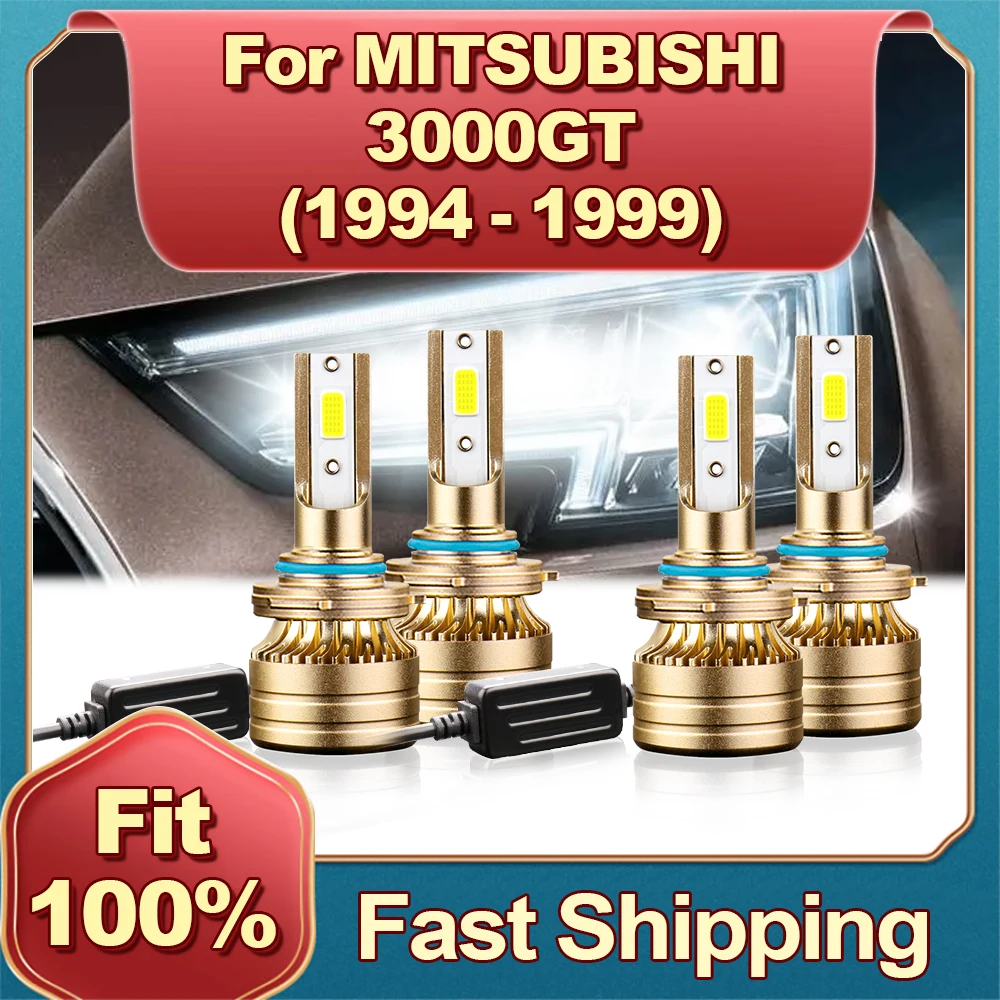 2/4 шт. Автомобильные светодиодные лампы HB3 HB4 для MITSUBISHI 3000GT 1994 1995 1996 1997 1998 1999
