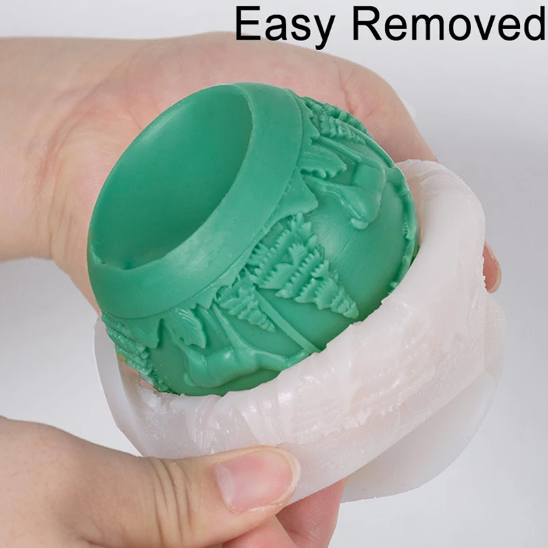 Рождественские силиконовые формы для свечей сделай сам 3D лось рождественская