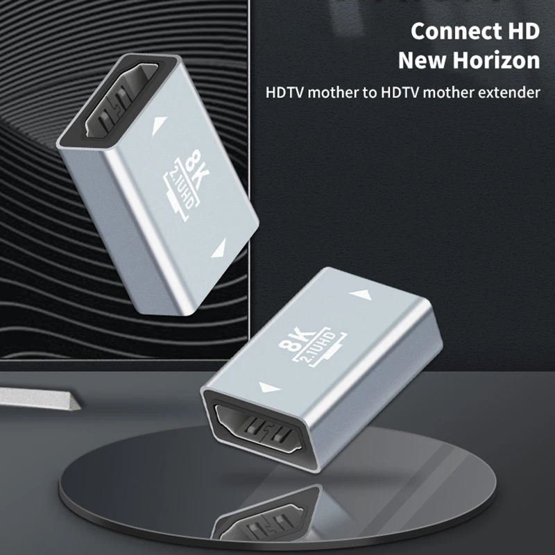 60 Гц 8K удлинитель для ТВ-приставки HDTV UV00I HDMI-совместимый 2 1 адаптеры мама-мама