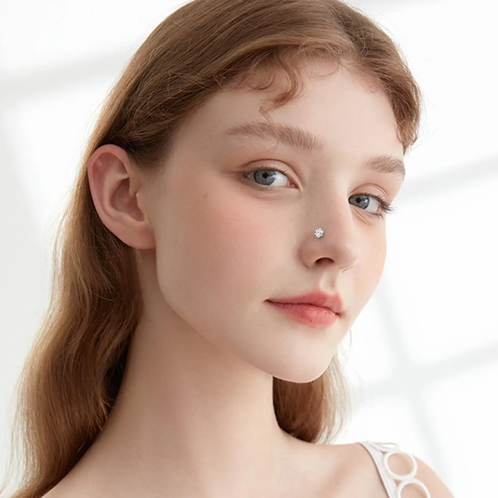 Кольца для носа гипоаллергенные из нержавеющей стали мужчин и женщин украшения