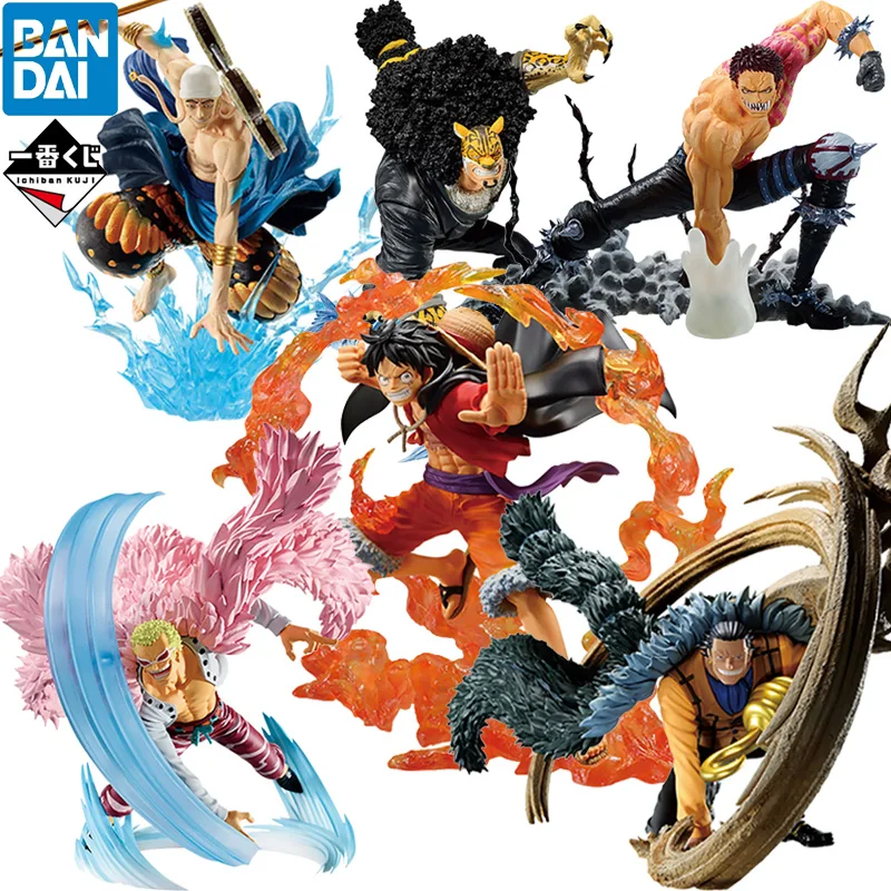 

In Stock Original BANDAI SPIRITS Ichiban KUJI ONE PIECE Duel Memory Luffy Katakuri Doflamingo Rob Lucci Enel Sir Crocodile Toy