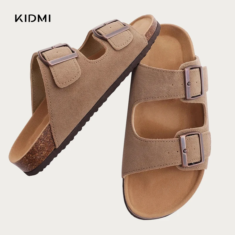 Классические замшевые тапки Kidmi из пробки модные тапочки для улицы в Аризоне с