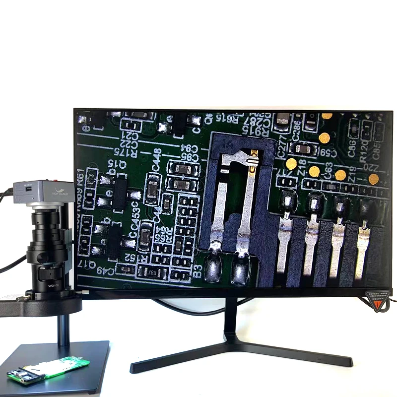 4K Ultra HD 1080P Совместимая HDMI USB цифровая видеомикроскопическая камера Выход 1/2