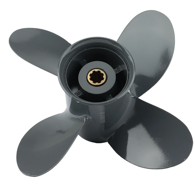 Подвесной Пропеллер для Honda 8Hp 9.9Hp 10Hp 15Hp 9 1/4X10 лодочный мотор 4-Лопастной