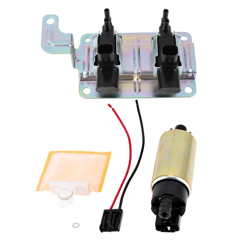 

1 Set 120L/H Car Electric Gasoline Fuel Pump Strainer Install Kit & 1 Pcs Intake Manifold Vacuum Solenoid Valve