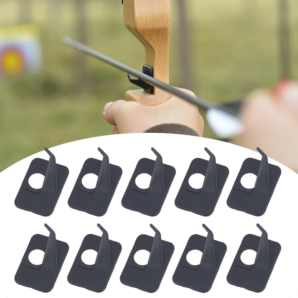 

10pcs Archery Self Adhesive Arrow Rest Plate Right/Left Handed Archery Recurve Bow Rest Archery Shooting Tools