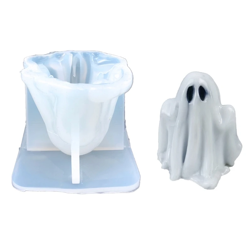 

Силиконовая форма для свечей, сделай сам, ароматическая свеча в виде животных, гипсовая форма для сидячего призрака