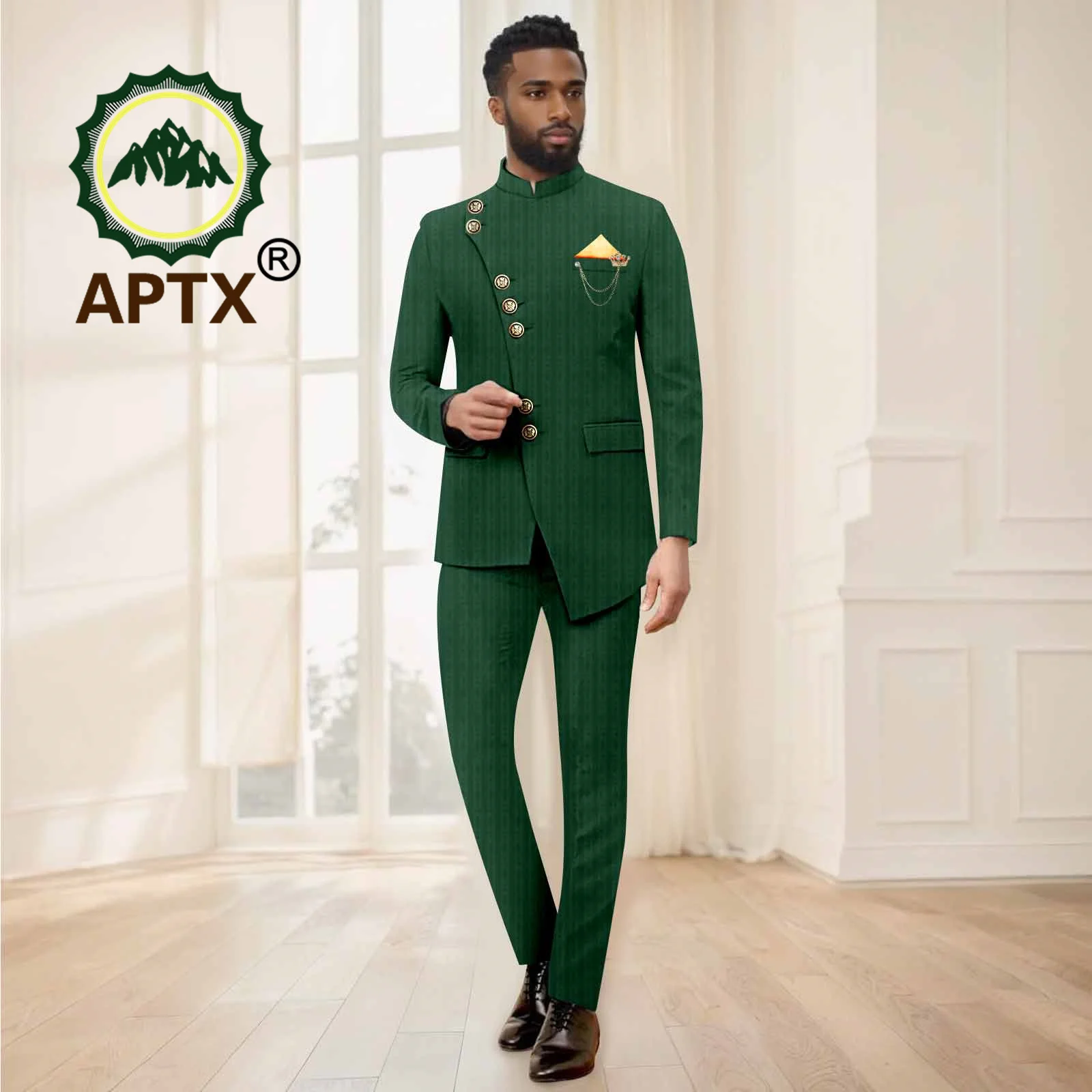 Африканские костюмы для мужчин традиционный свадебный дизайн облегающий пиджак