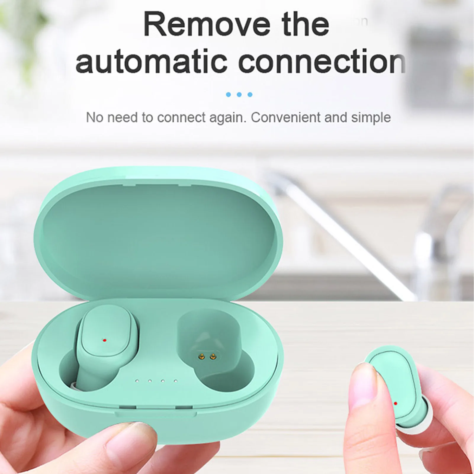 

Wireless Earbuds Bluetoothes 5.0 Headphones Stereo Sound Earphones Wireless Charging Case Wireless Headphones For Sports Running