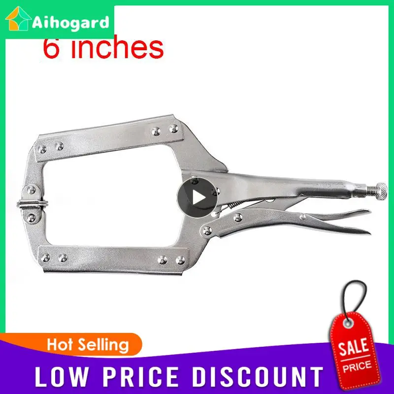 

6 Inch /9 Inch /11 Inch /14 Inch Multi-function Steel C Clamp Weld Clip Vise Locking Fix Plier Pincers Woodworking Clamps Clips