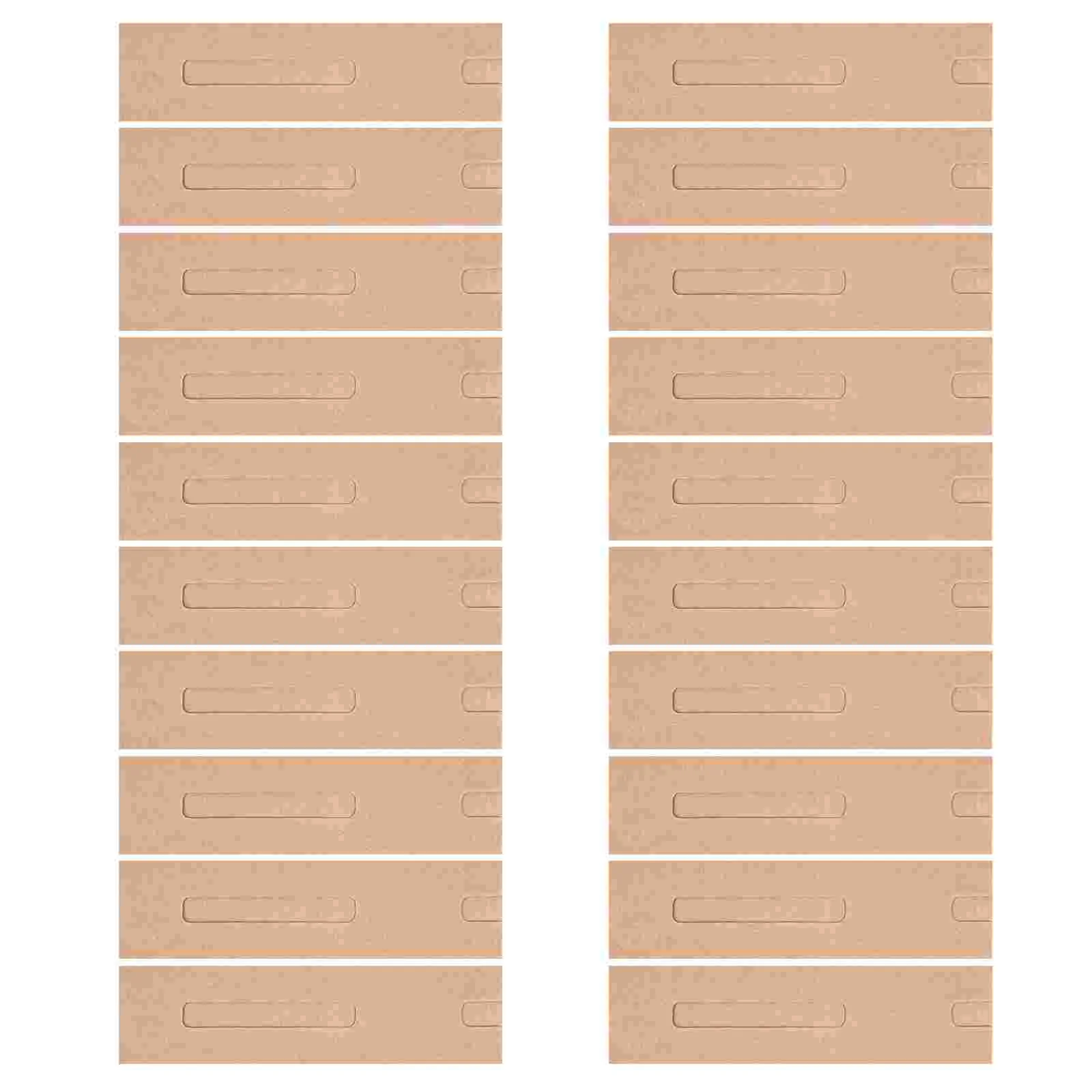 

Stationery Organizer Kraft Paper Pen Case Pencils Packing Sleeve Tubes